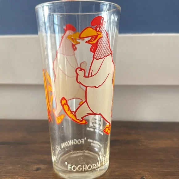 Vintage 1973 Pepsi Warner Brothers Foghorn Leghorn Looney Tunes Glass - Picture 3 of 9